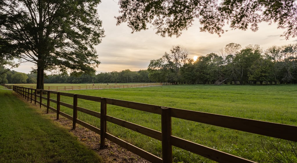 Homepage welcome image of farmland